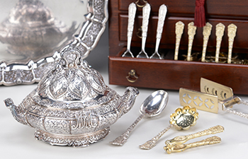 Tiffany & Co. 216pc Sterling silver set from the historical Mackay service